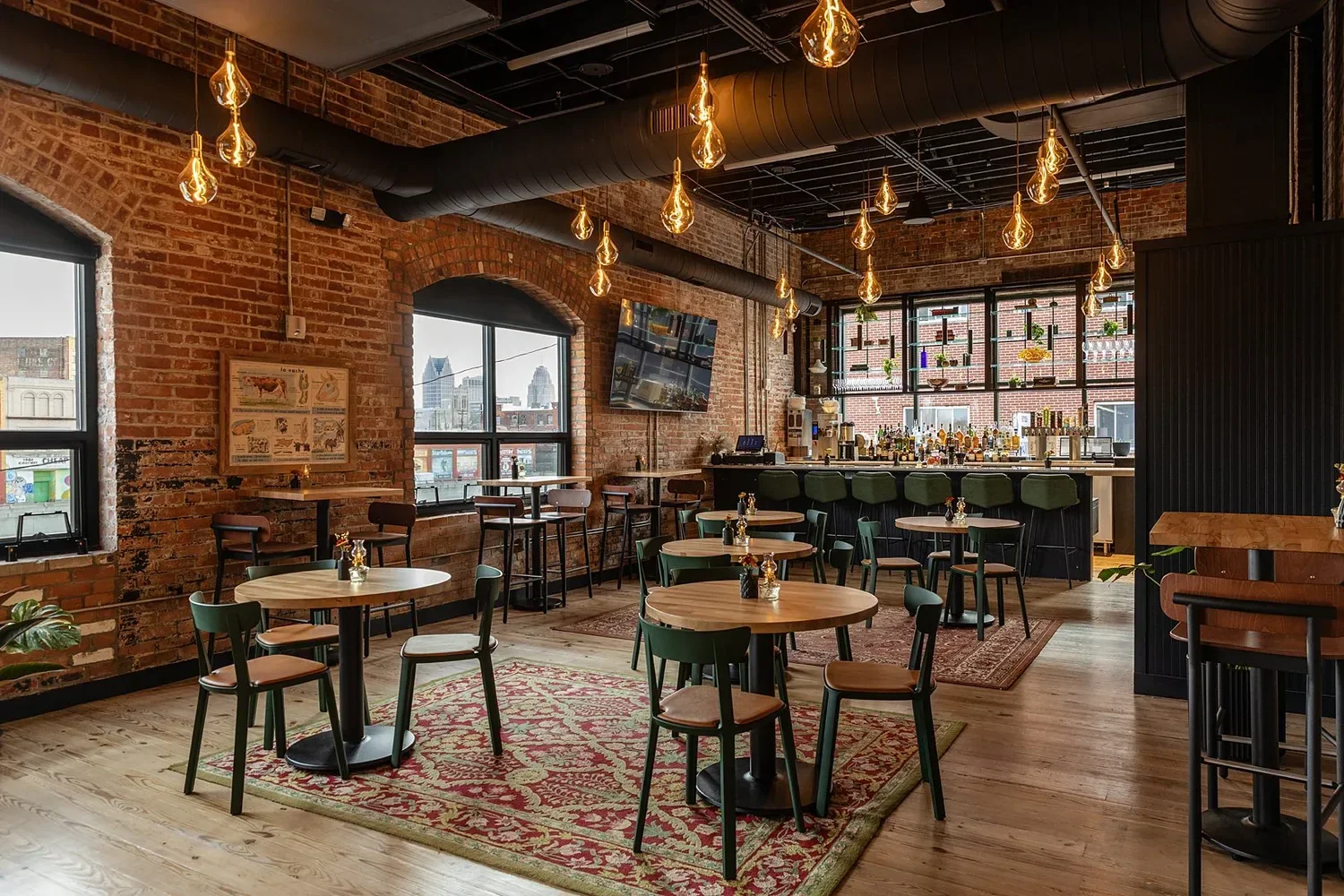 private event floor at Marrow in the Market
